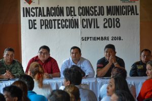 Integración del consejo de protección civil en Valladolid Yucatan
