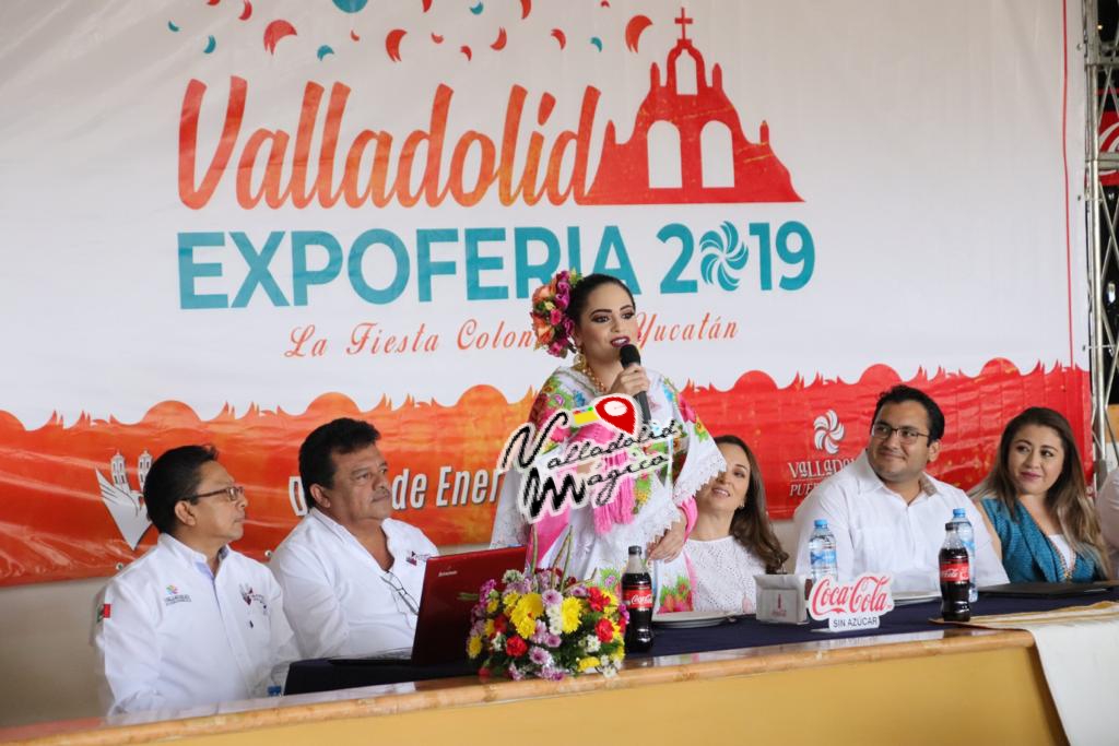Presentan Expoferia de Valladolid Yucatan 2019.