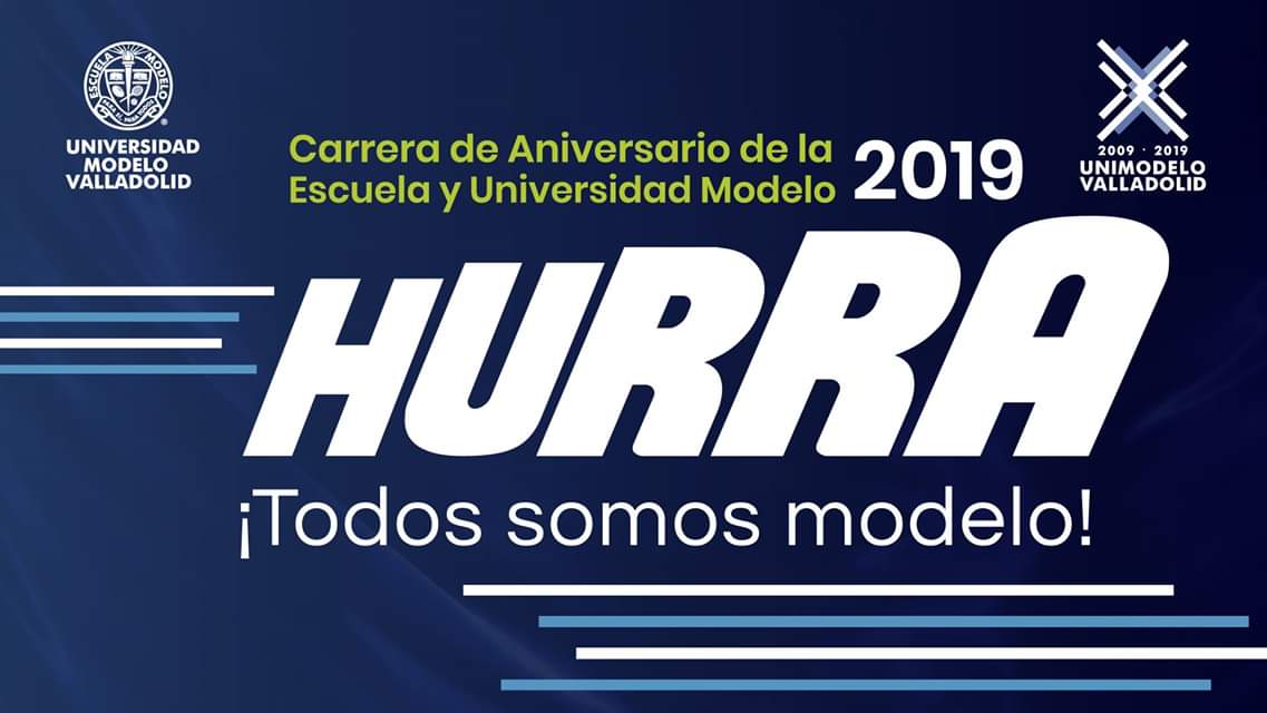 CARRERA DE ANIVERSARIO DE LA UNIVERSIDAD MODELO   VALLADOLID 2019