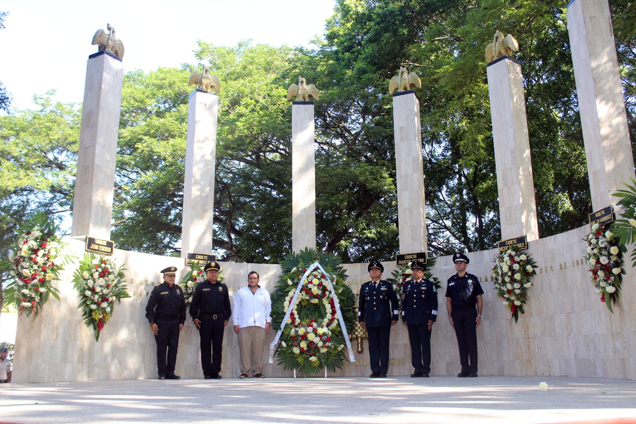 Conmemoran gesta heroica del 13 de septiembre en Chapultepec