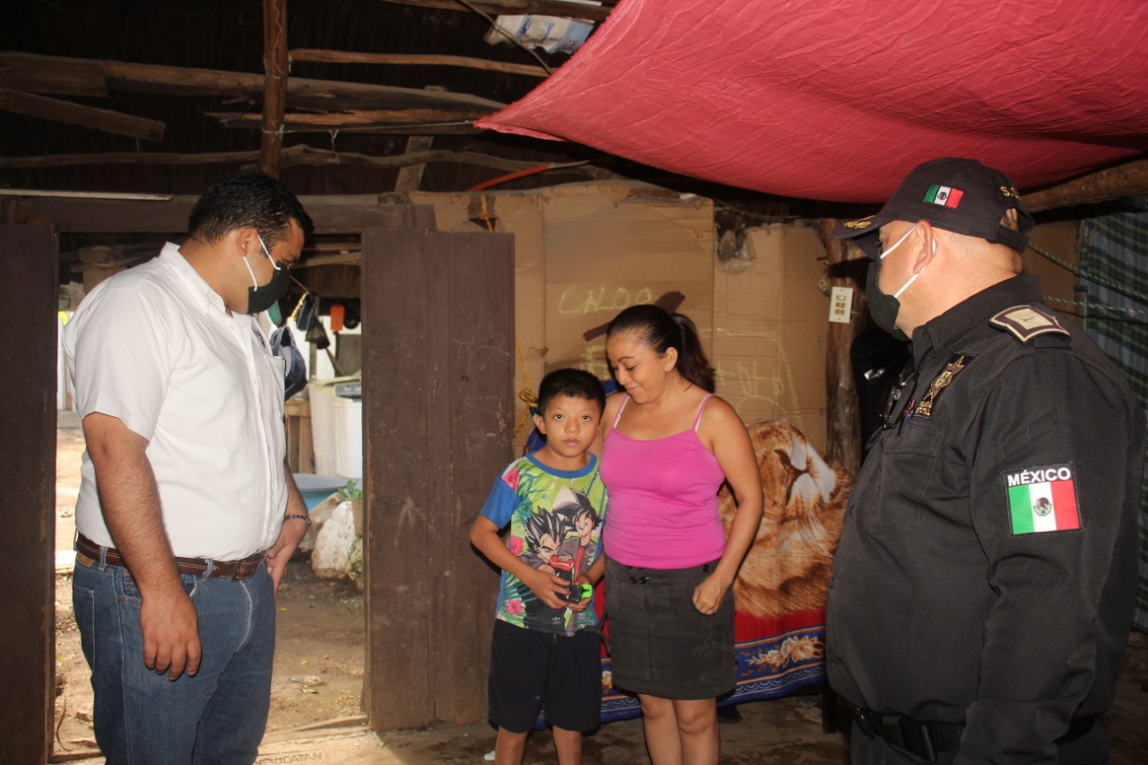 Ayuntamiento brinda apoyo a familias afectadas por la contingencia sanitaria y la tormenta tropical “Cristóbal”.