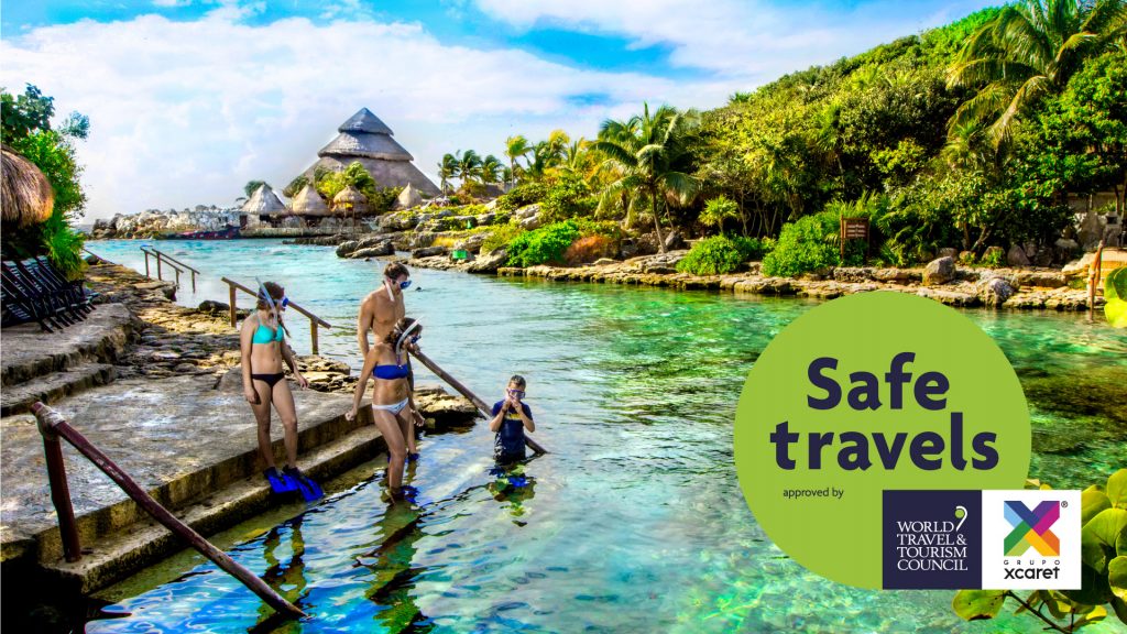 Grupo Xcaret recibe certificación por el consejo Mundial de viajes y turismo.