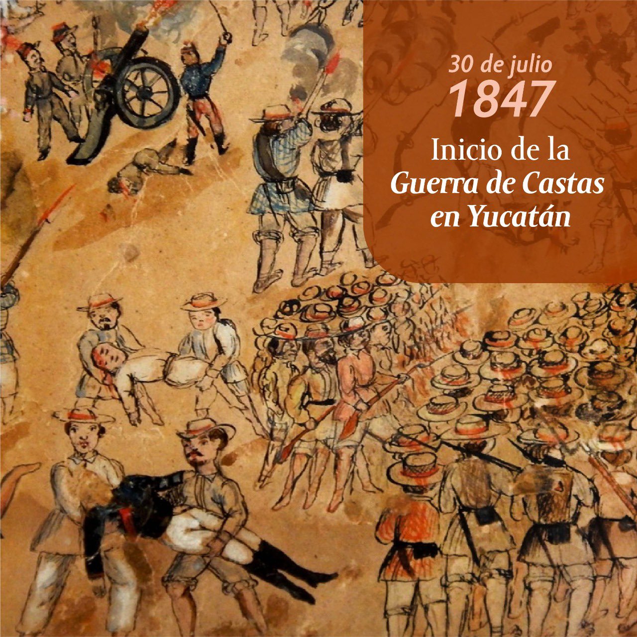 30 de Julio aniversario del inicio de la guerra de Castas en Yucatán