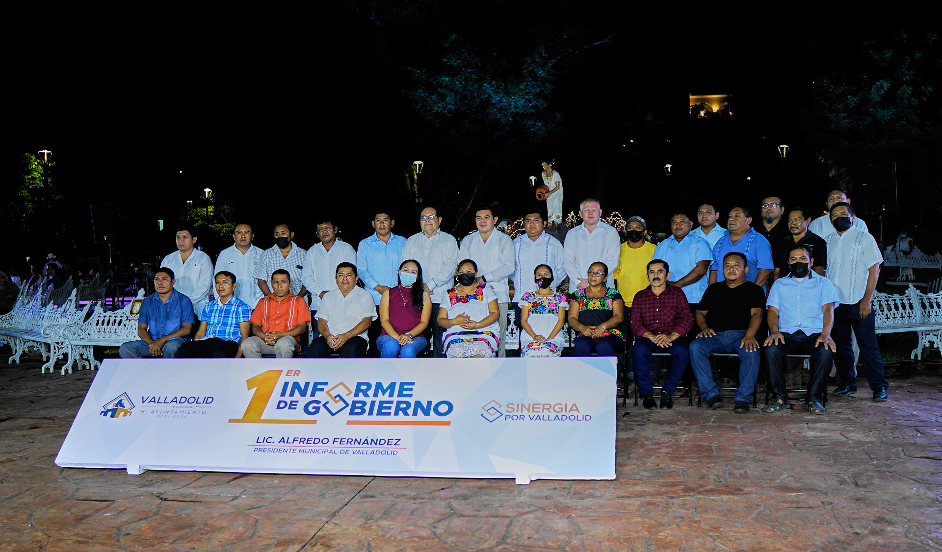 Alfredo Fernandez Arceo Presidente de Valladolid, rinde su primer