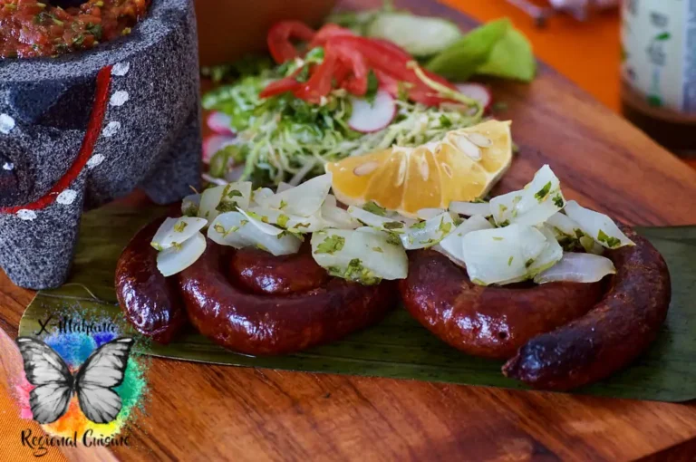 longaniza asada en almuerzo de x mahana regional cuisine 768x510
