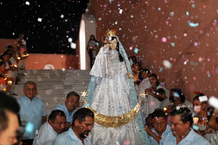 Bajada de la Virgen de la Candelaria, enmarca el inicio de las festividades religiosas en su honor
