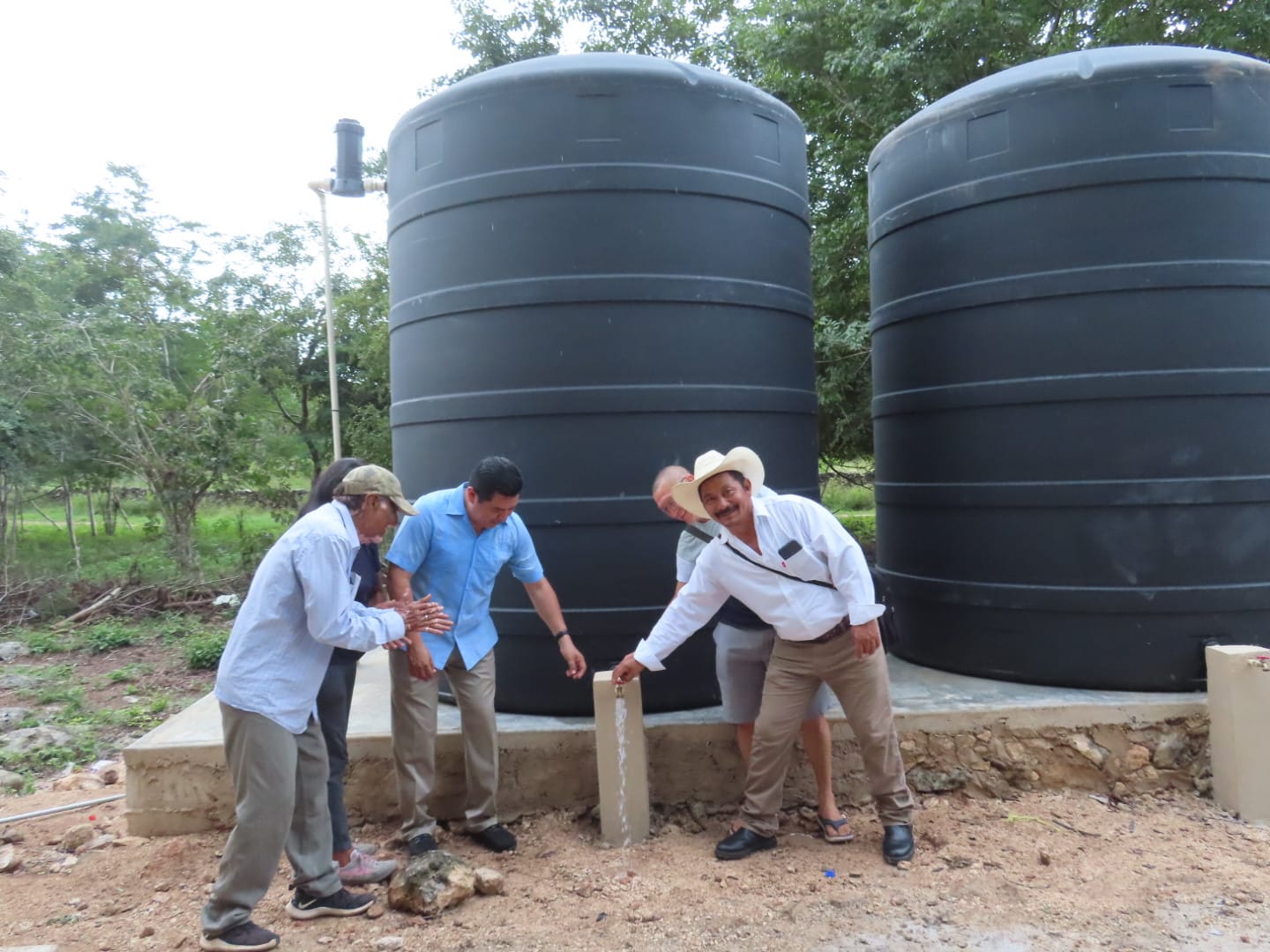 Polígono de Zaciabil recibe sistema de extracción de agua